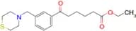 ethyl 6-oxo-6-[3-(thiomorpholinomethyl)phenyl]hexanoate