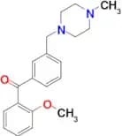 2-methoxy-3′-(4-methylpiperazinomethyl) benzophenone