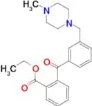 2-carboethoxy-3′-(4-methylpiperazinomethyl) benzophenone