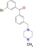 3-bromo-3′-(4-methylpiperazinomethyl) benzophenone