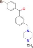 4′-bromo-3-(4-methylpiperazinomethyl) benzophenone