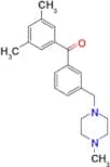 3,5-dimethyl-3′-(4-methylpiperazinomethyl) benzophenone