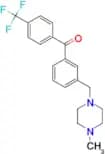 3-(4-methylpiperazinomethyl)-4′-trifluoromethylbenzophenone
