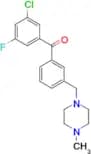 3-chloro-5-fluoro-3′-(4-methylpiperazinomethyl) benzophenone