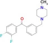 3,4-difluoro-3′-(4-methylpiperazinomethyl) benzophenone
