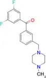 3,5-difluoro-3′-(4-methylpiperazinomethyl) benzophenone