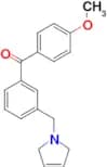 4'-methoxy-3-(3-pyrrolinomethyl) benzophenone
