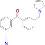 3-cyano-3'-(3-pyrrolinomethyl) benzophenone
