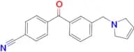 4'-cyano-3-(3-pyrrolinomethyl) benzophenone