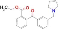 2-carboethoxy-3'-(3-pyrrolinomethyl) benzophenone