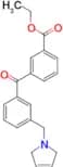 3-carboethoxy-3'-(3-pyrrolinomethyl) benzophenone