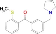 3'-(3-pyrrolinomethyl)-2-thiomethylbenzophenone