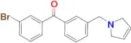 3-bromo-3'-(3-pyrrolinomethyl) benzophenone