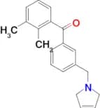 2,3-dimethyl-3'-(3-pyrrolinomethyl) benzophenone