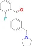 2-fluoro-3'-(3-pyrrolinomethyl) benzophenone