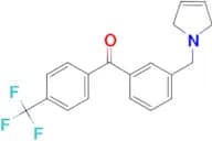 3-(3-pyrrolinomethyl)-4′-trifluoromethylbenzophenone