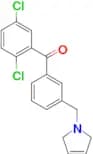 2,5-dichloro-3'-(3-pyrrolinomethyl) benzophenone
