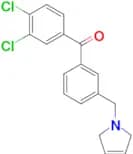 3,4-dichloro-3'-(3-pyrrolinomethyl) benzophenone