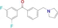 3,5-difluoro-3′-(3-pyrrolinomethyl) benzophenone