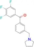 3′-(3-pyrrolinomethyl)-3,4,5-trifluorobenzophenone