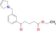 Ethyl 5-oxo-5-[3-(3-pyrrolinomethyl)phenyl]valerate