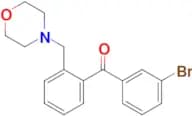 3′-Bromo-2-morpholinomethyl benzophenone