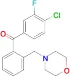 4′-Chloro-3′-fluoro-2-morpholinomethyl benzophenone