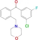 3′-Chloro-5′-fluoro-2-morpholinomethyl benzophenone