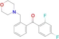 2,4-Difluoro-2′-morpholinomethyl benzophenone