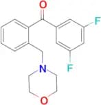 3′,5′-Difluoro-2-morpholinomethyl benzophenone