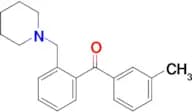 3′-Methyl-2-piperidinomethyl benzophenone
