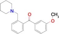 3′-Methoxy-2-piperidinomethyl benzophenone