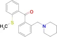 2-Piperidinomethyl-2′-thiomethylbenzophenone