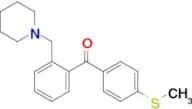 2-Piperidinomethyl-4′-thiomethylbenzophenone
