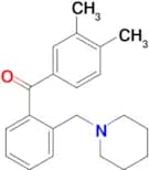 3′,4′-Dimethyl-2-piperidinomethyl benzophenone
