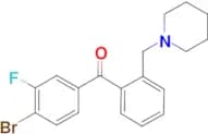 4′-Bromo-3′-fluoro-2-piperidinomethyl benzophenone