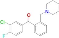 3′-Chloro-4′-fluoro-2-piperidinomethyl benzophenone