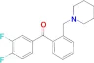3′,4′-difluoro-2-piperidinomethyl benzophenone