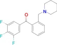 2-piperidinomethyl-3′,4′,5′-trifluorobenzophenone