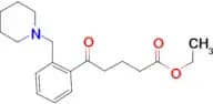 ethyl 5-oxo-5-[2-(piperidinomethyl)phenyl]valerate