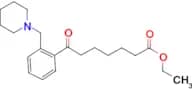 ethyl 7-oxo-7-[2-(piperidinomethyl)phenyl]heptanoate