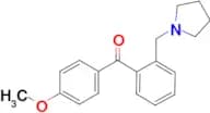 4′-methoxy-2-pyrrolidinomethyl benzophenone