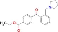 4′-carboethoxy-2-pyrrolidinomethyl benzophenone