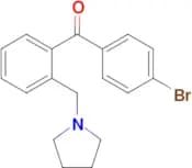 4′-bromo-2-pyrrolidinomethyl benzophenone