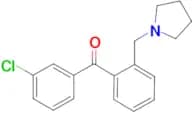 3′-chloro-2-pyrrolidinomethyl benzophenone