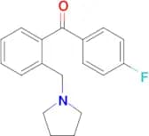 4′-fluoro-2-pyrrolidinomethyl benzophenone
