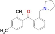 2,4-dimethyl-2′-pyrrolidinomethyl benzophenone
