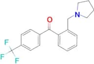 2-pyrrolidinomethyl-4′-trifluoromethylbenzophenone