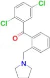 2,5-dichloro-2′-pyrrolidinomethyl benzophenone