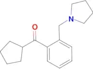 cyclopentyl 2-(pyrrolidinomethyl)phenyl ketone